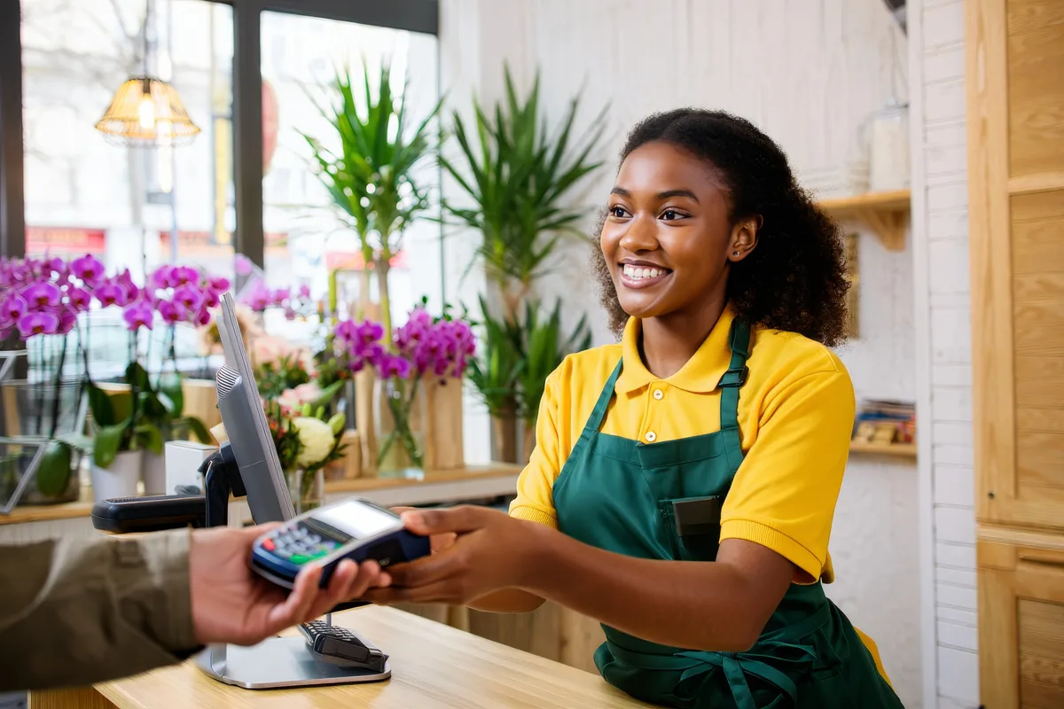 UK merchant accepting card payment