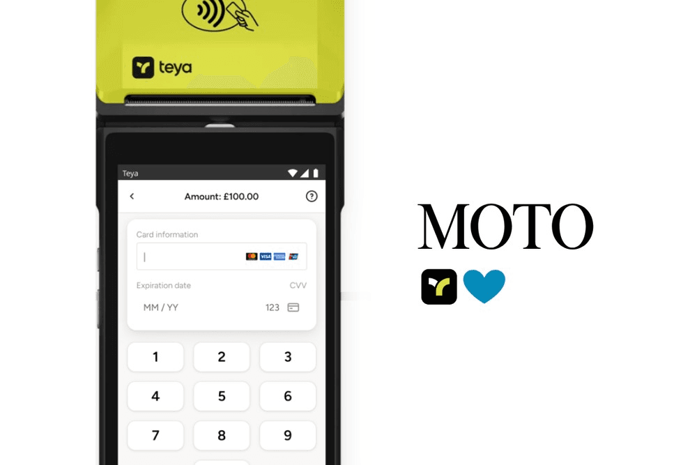 Teya Pro MOTO: Manual Entry payments over the phone